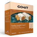 GO4IT Health Meal Replacement Bar, HighGH Protein Nutrition Bar, HighGH Fiber, LOW Calories, KETO friendly, On-the-go, Weight Loss Food Bar, 7/Box - (Vanilla Caramel Crunch)