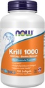 AHORA Suplementos de alimentos, Neptune Krill, Doble fuerza 1000 mg, Phospholipid-Bound Omega-3, 120 Softgels