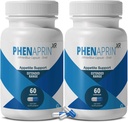 PhenAprin XR Maximum Strength Appetite Suppressant Diet Pills - 2-Pack, Metabolism Boosting, Weight Loss for Women and Men, 120 Blue/White Capsules