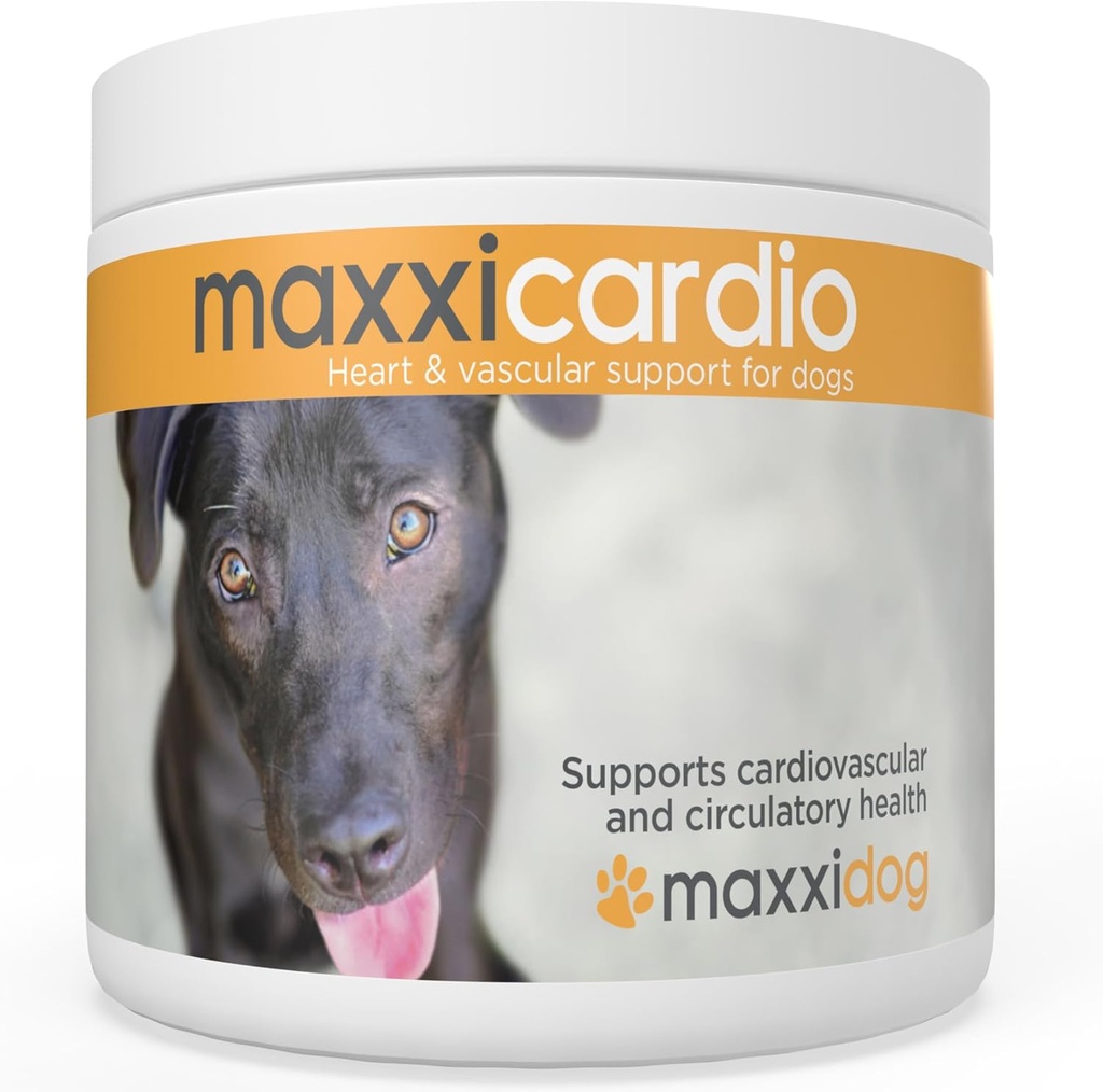 maxxipaws maxxicardio Heart &amp; Cardiovascular Powder Suplemento para perros, 3.2oz