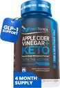 Herbtonics Apple Sider Vinegar con Keto BHB Salts - GLP-1 Suplemento de apoyo para el metabolismo y el control de la competencia, 240 cápsulas.