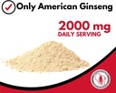 Dairyland Concentrated American Ginseng Powder 西洋参 - 8 oz Pack of Wisconsin Ginseng Powder - Non-GMO, Gluten Free - Herbal Supplement for Smoothies, Baking, Tea