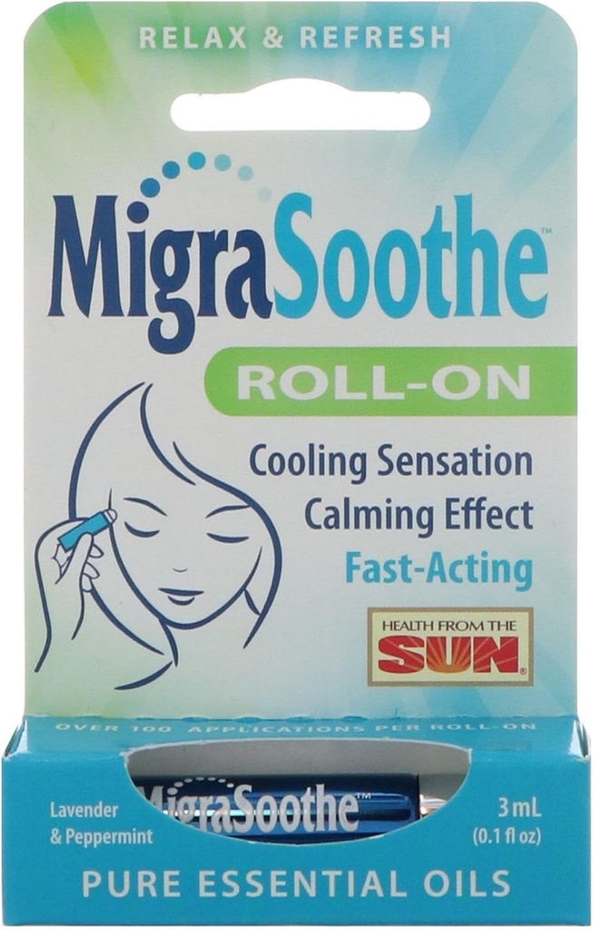 Salud del Sol, Migrastick, 0.1 Fl Oz