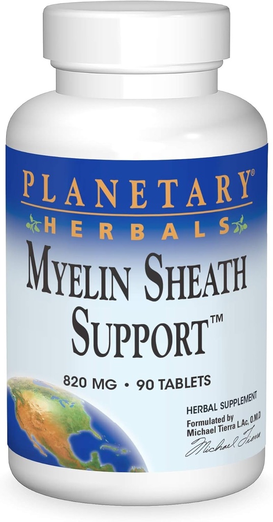 Herbals planetarios Myelin Sheath Support Tablets, 90 Conde