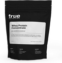 Verdadera Nutrición - Concentrado de Proteína Whey - 100% Whey Protein Powder - Pólvora de baja carb con ácidos amino esenciales - alta en Leucine (2 lb, desarmado)
