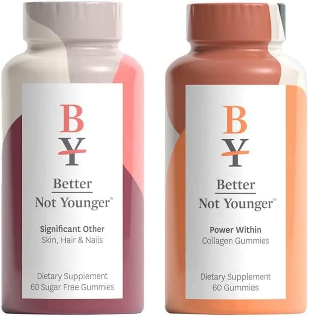 Mejor no poder menor dentro de la piel &amp; cuero colágeno Suplemento dietético y significativo Otro cabello, piel, &amp; uñas Suplemento dietético Bundle, Gluten-Free Chewable Gummies