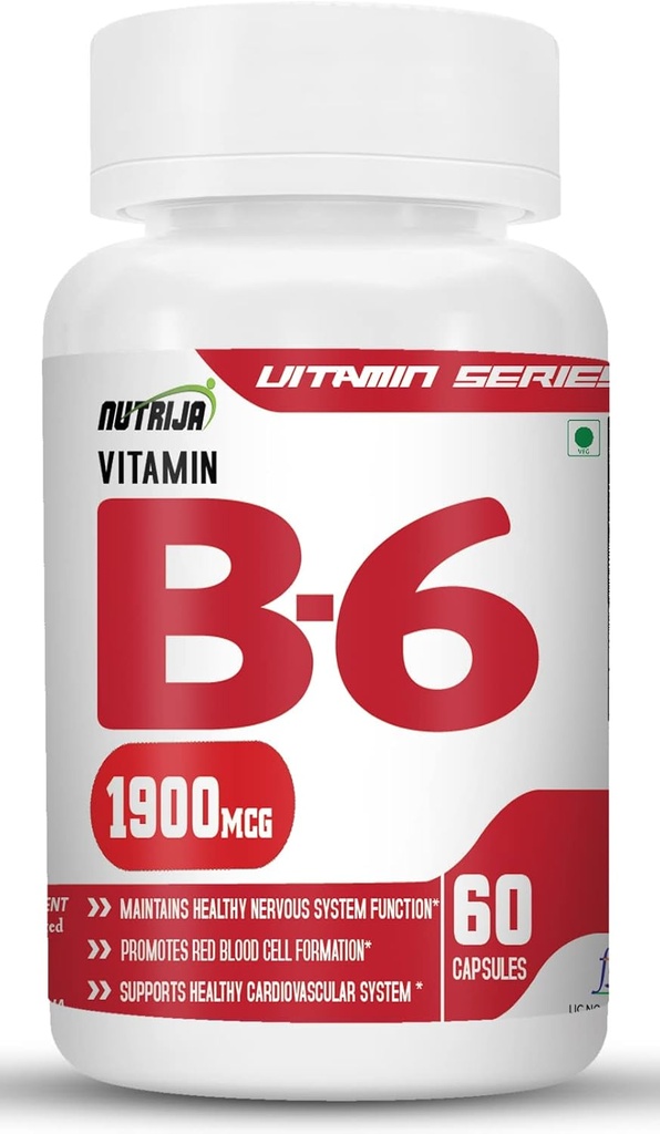 Vitamina B6 cápsulas (60 cápsulas)