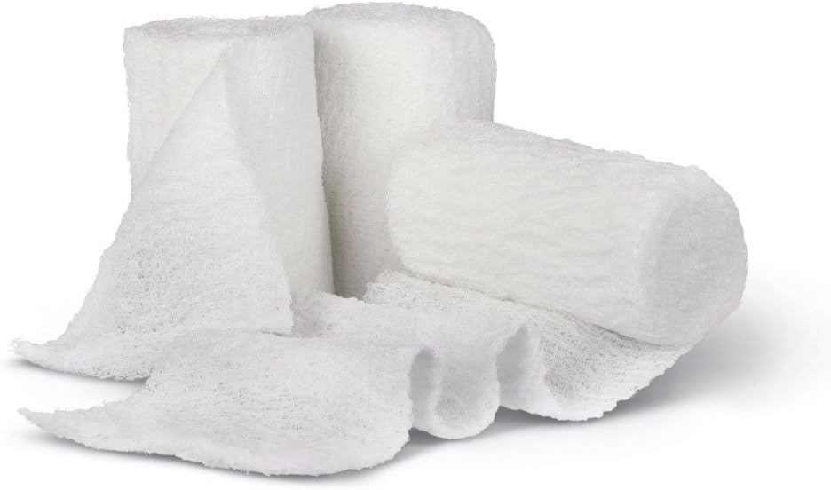 Medline Bulkee Lite Non-Sterile Conforming Bandage, 2" x 3.5 yds., Ideal para Wound Care, Pack de 96