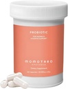 MOMOTARO APOTHECA Organic Probiotics for Women Vaginal " Digestive Supplement, 25 Billion CFU - Prebiotics " Lactobacillus Blend Supplements - Feminine Healthy Vaginal Odor " Flora - 30 cápsulas
