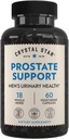 Crystal Star Prostate Support Saw Palmetto Suplementos para Hombres (60 cápsulas) – Salud de la vejiga &amp; Urine – Ginger & Pygeum - Non-GMO