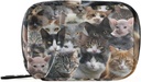 Breeds Cats Pill Box 7 Day Pill Case Travel Pill Organizer Bag with Zipper Pill Holder Portable Weekly Case Compact Size for Vitamin Supplement
