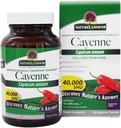 Respuesta de la naturaleza Cayenne Pepper Powder Capsule Suplemento, 90-Count ← Metabolismo Natural Booster ← Promueve la Salud Cardiovascular