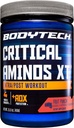 BODYTECH Critical Aminos XT Intra/Post Workout Powder en Delicious Fruit Punch Flavor - Formulado para apoyar la recuperación del músculo y mejorar el rendimiento para resultados óptimos (15.9 oz / 45 Servings)