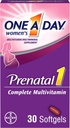 Prenatal 1 de un día con DHA &amp; Folic Acid Softgels, 30 ea (Pack of 4)