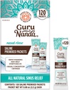 GuruNanda PreMixed Saline Packets for Nasal Rinse (120 Conde), All Natural Sinus Rinse Packets to Help with Allergies & Congestion Relief, 0.08oz Cada uno