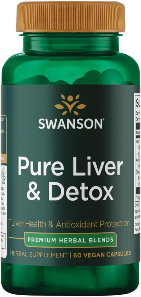 Swanson Ultra Pure Liver " Detox - 60 cápsulas Vegan