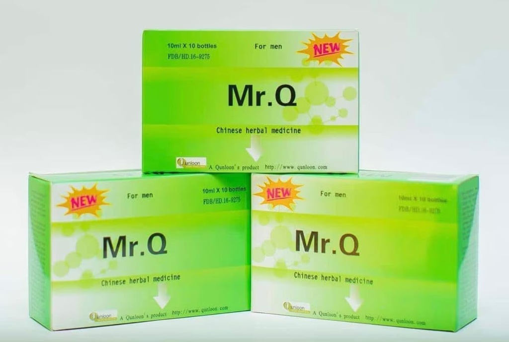 Mr.Q Herbal chino para hombres, 10ml X 10 botellas, Suplementos de forma líquida, Suplemento popular en Ghana