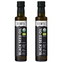 RAWYA Black Seed Oil - Organic Cold Pressed Nigella Sativa - Turkish Origin - USDA Organic - Natural Supplement - Black Cumin Seed Oil - Rich Flavor & High Concentration - 250ml Glass Bottle - 2 Pack