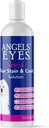 Solución suave para perros y gatos de ANGELS Solución suave para el área ocular y cara ← Eliminar la descarga, la neblina, las estainas del oído y el moco
