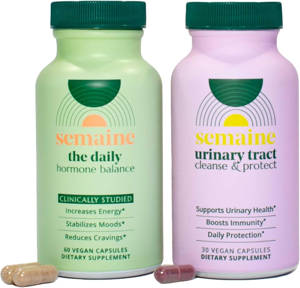 Semaine Hormone Balance & Bladder Health Bundle - Promote Healthy Bladder, Support Cellular Energy, Immunity, Mood &amp; Hormone Balance.