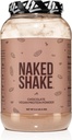 Afeitado desnudo - Chocolate Protein Powder - Afeitado de proteínas con aceite de Mct, libre de gluten, libre de soja, sin gmos o dulces artificiales - 30 piezas