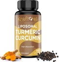 Liposomal Turmeric Curcumin Suplemento 60 Softgels para adultos