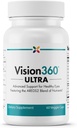 Stop Aging Now - Vision360 Ultra AREDS2 - Vision and Eye Health - Eases Eye Strain and Fatigue - Vitamina C, Vitamina E, Vitamina D3, Vitamina B2 y B12, Zinc, Copper, Astaxanthin, Lutein - 60 Vcaps