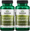 Swanson Double Strength Boswellia-Herbal Supplement Promoting Joint Support-Ayurvedic Herb for Joint Flexibility & Mobility Support-Made w/Boswellia Serrata Resin-(60 Capsules, 800mg Cada uno) 2 Pack