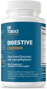 Dr. Tobias Digestive Enzymes with Amylase, Bromelain, Lipase, Lactase, Protease, Papain &amp; More, Digestion Supplement with 18 Enzymes for Digestion and Gut Health, 30 Capsules, 15 Servings