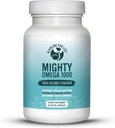 Mighty Omega 1000 Potent Omega 3 Suplemento 1000 MG EPA DHA Per Capsule High Dose Omega 3 Fish Oil South Pacific Anchovy Sourced - Triglyceride Omega 3 Fatty Acid Suplemento