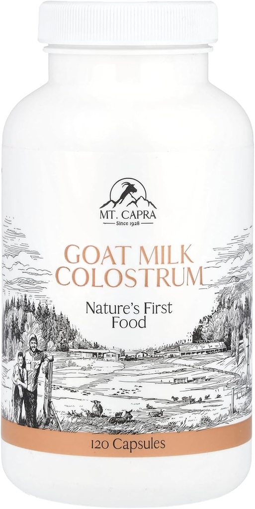 Capra Colostrum - 120 Capsules by Mt. Capra
