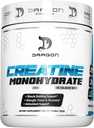 DRAGON PHARMA Monohidrato de crema, recuperación del músculo de la ayuda, suplemento post-entrenamiento, soporte antioxidante (60 serviendo, sin sabor)