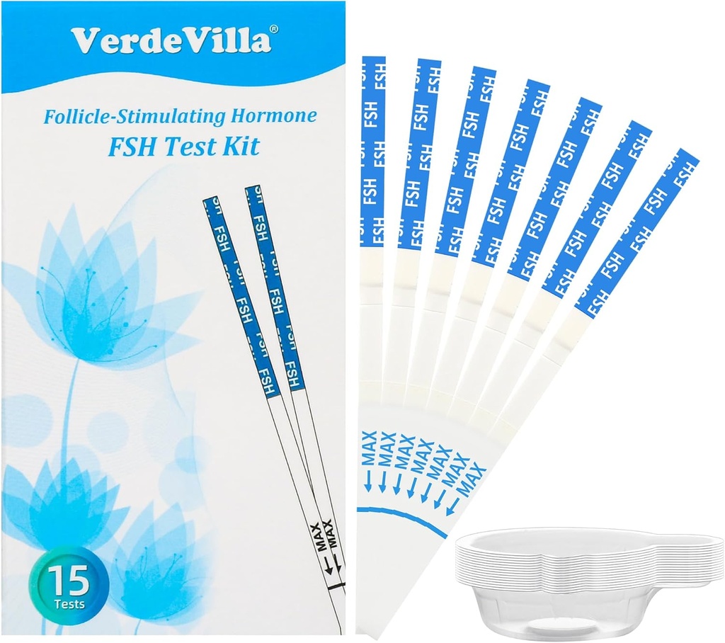 15 Pack Menopause Test Strips at Home, FSH Test Perimenopause Test Hormon Balance for Women Over 30 Hormonal Test