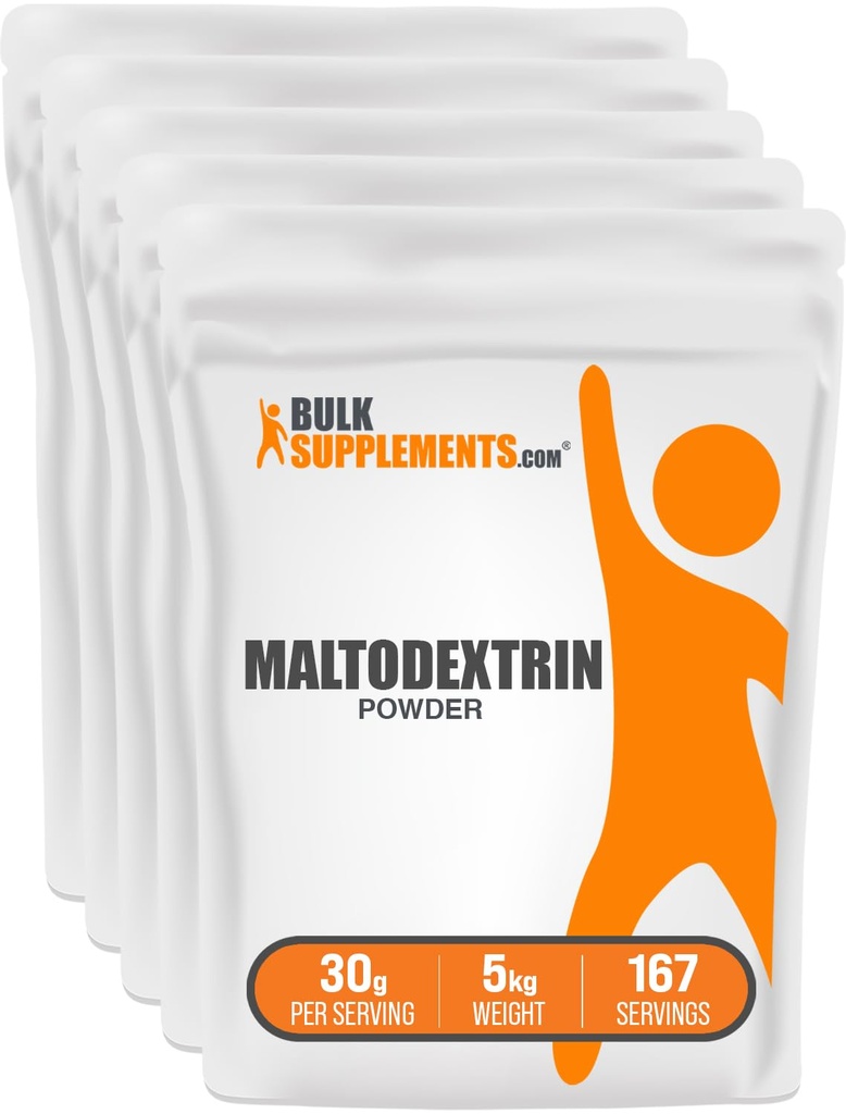 BulkSupplements.com Maltodextrin Powder - Maltodextrin Supplement for Energy Boost, Food Grade - Unflavored & Gluten Free, 30g per Serving, 1kg (2,2 libras) (Pack of 1)