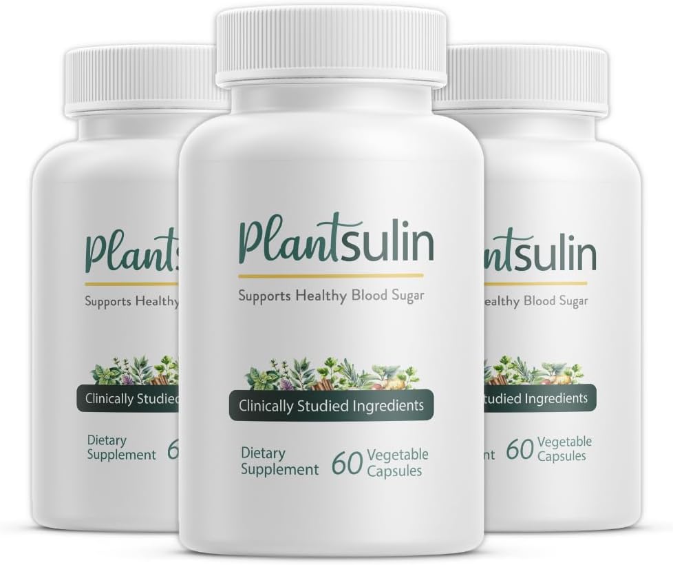 – Natural Blood Sugar Support Supplement - Herbal Blend with 11 Plant-Based Extracts - Promotes Metabolic Health &amp; Liver Support - 180 Capsules