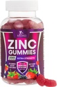 Zinc Gummies 50mg - Bone Skin &amp; Immune Support Health Gummy & Premium Antioxidant Chewable for Adults - High Absorption Vegan, Gluten Free Zinc Supplements Vitamina - Tasty Berry Flavor - 120 Gummies