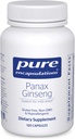 Encapsulaciones puras Panax Ginseng ← Suplemento hipoalergénico Ayuda al Cuerpo Adaptarse a la Estrés Física Ocasional*  120 Capsules