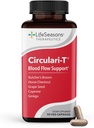 LifeSeasons Circulari-T - Suplemento de Circulación de Sangre - Apoya Artery, Capillary & Vein Health - Butcher's Broom, Ginkgo, Cayenne, Grape Seed &amp; Horse Chestnut - 90 cápsulas