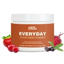 GenoPalato Todos los días Super Rojos, Antioxidante Superfood Blend with Beet Root, Cranberry, Hibiscus, Acai &amp; Probiotics, Energizing Polyphenols for Heart, Brain &amp; Digestive Health, Vegan, 30 Servings