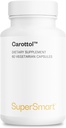 Supersmart - Carottol (Fórmula avanzada) - Suplemento Complejo Carotenoide - con Beta Carotene, Lycopene, Lutein &amp; Zeaxanthin ← No GMO &amp; Gluten Gratis - 60 cápsulas vegetarianas