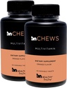 BNHealthy Chewable 2 Pack Multivitamina Bariatric con Hierro, Vitamina B12, Delicious Orange Flavor – 120 Ct – 60-120 Day Supply.