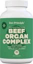 Zen Principle Grass Fed Beef Organs Supplement – Desiccated Liver, Heart, Kidney, Pancreas, Spleen, Intestine &amp; Tripe/Stomach – Grass-Fed &amp; Grass-Finished on The Natural Pastures of New Zealand