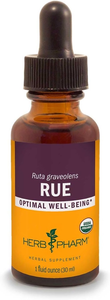 Herb Pharm Certified Orgánica Rue Liquid Extract - 1 Ounce