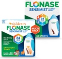 Flonase Sensimist Allergy Relief Nasal Spray for Adults and Kids - 120 Sprays Total (2 Botellas de 60 Sprays Cada uno)