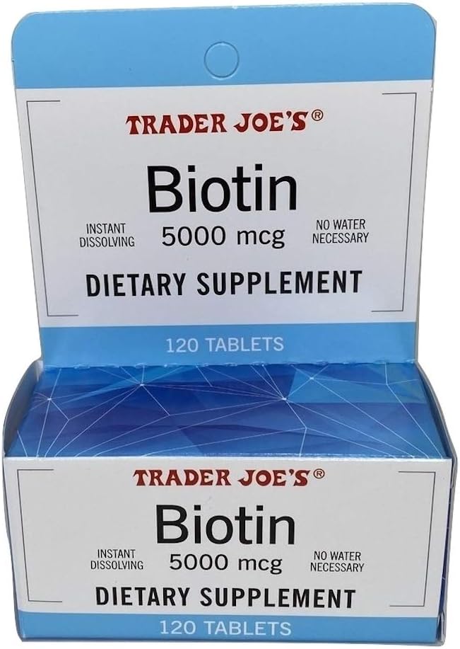 Suplemento dietético Trader Joe's Biotin 5000 mcg