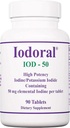Optimox Iodoral 50 mg Suplemento - Potasio Iodide Tablets, Suplementos de Iodo de alta potencia, Tiroides, Vitaminas &amp; Minerales - 90 Conde