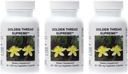 Suma Nutrición Dorada Pan Supremo, 60 Pure Coptis Chinensis Vegetarian Capsules ← Tres Pack