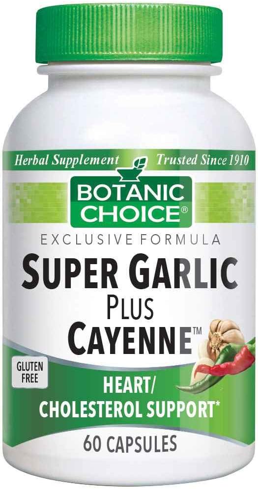 Botanic Choice Super Ajo Plus Cayenne, 60 cápsulas