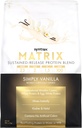 Matriz de nutrición sintráx - Proteína de liberación sostenida Blend, simplemente vainilla 5 libras.
