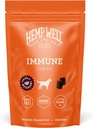 Hemp Well Immune - Asistencia para la alergia Manguijuelas suaves para perros - Alivio duradero para alergias y picazón de perros estacional - Soportes Healthy Skin and Immune System - Gut Health - Orgánico (30)
